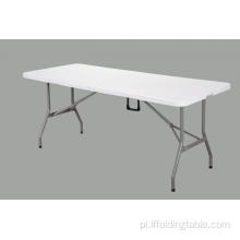 6FT Prostokątny składany stół Malowana proszkowo rura